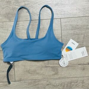 NWT Vuori Blue Yosemite Sports Bra, Size XS